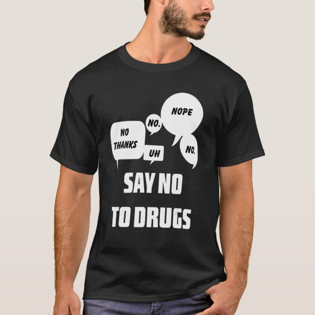 Camiseta Say No To Drugs Red Ribbon Week (Anverso)