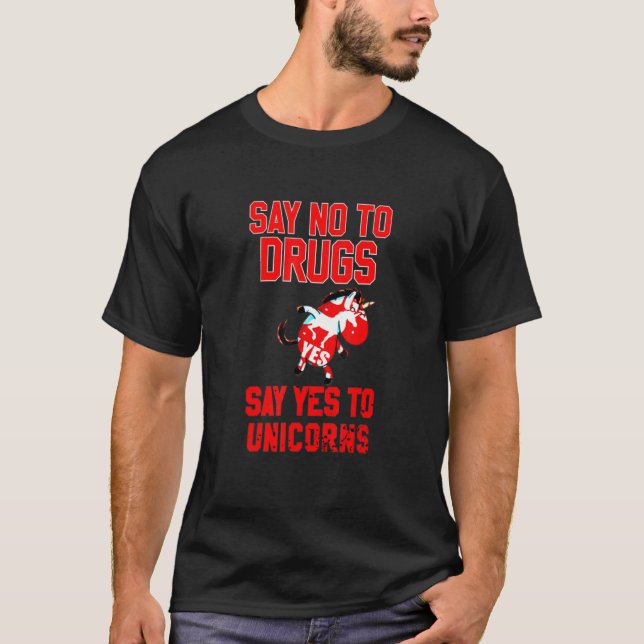 Camiseta Say No To Drugs Say Yes To Kindness For Red Ribbon (Anverso)