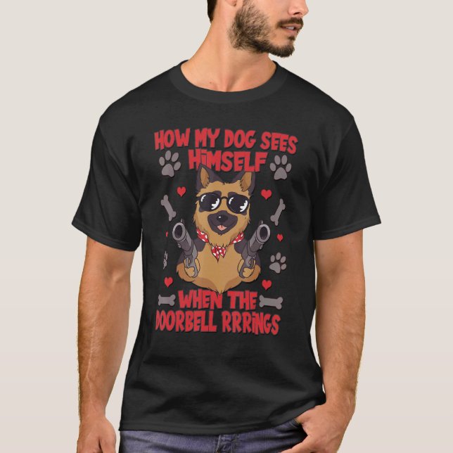 Camiseta Saying For Women Men Dog Mom And German Shepard Da (Anverso)