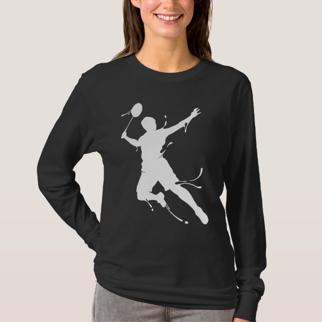 Camiseta Sayings For Badminton  Men Women Family Friends (Anverso)