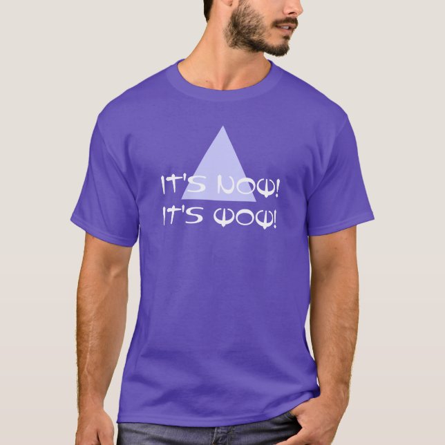 Camiseta Sayings & Wisdoms: ¡ES AHORA! ¡ES WOW! (Anverso)