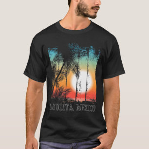 Camiseta Sayulita Mexico Beach Palms Vacation Surf Sundown