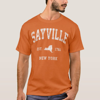 Camiseta Sayville Nueva York NY Diseño Deportivo Atlético V