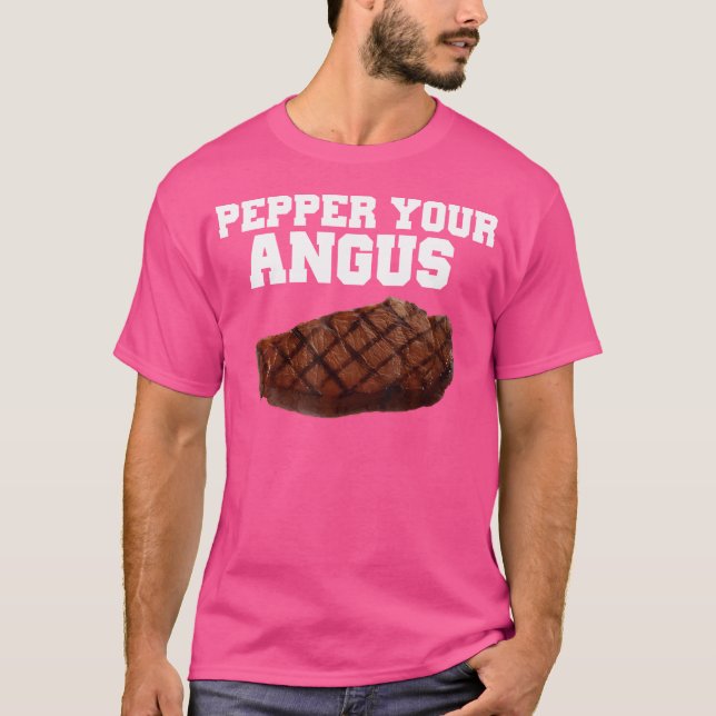 Camiseta Sazonar Tu Angus Divertido (Anverso)