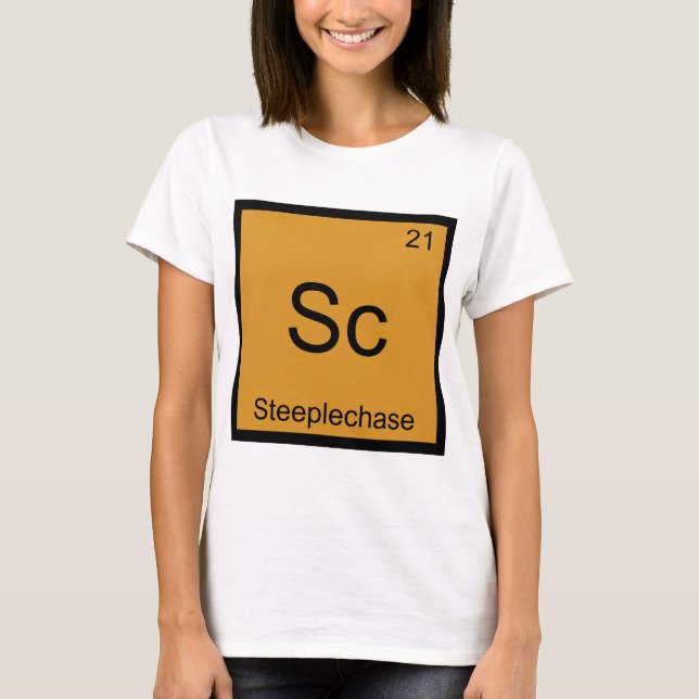Camiseta Sc - Símbolo divertido del elemento de la química (Anverso)