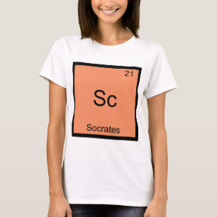Camiseta Sc - Sócrates Elemento Divertido Química Símbolo T
