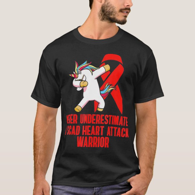 Camiseta SCAD Tratamiento de Sobreviviente de Ataque Cardía (Anverso)