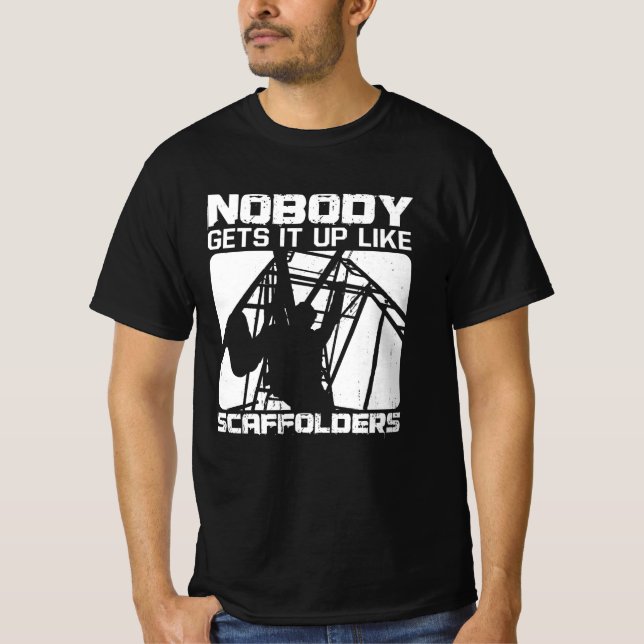 Camiseta Scaffolder lo consigue con la construcción de anda (Anverso)