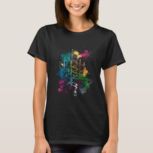 Camiseta Scaffolding Splash Scaffolder Retro Scaffolding (Anverso)