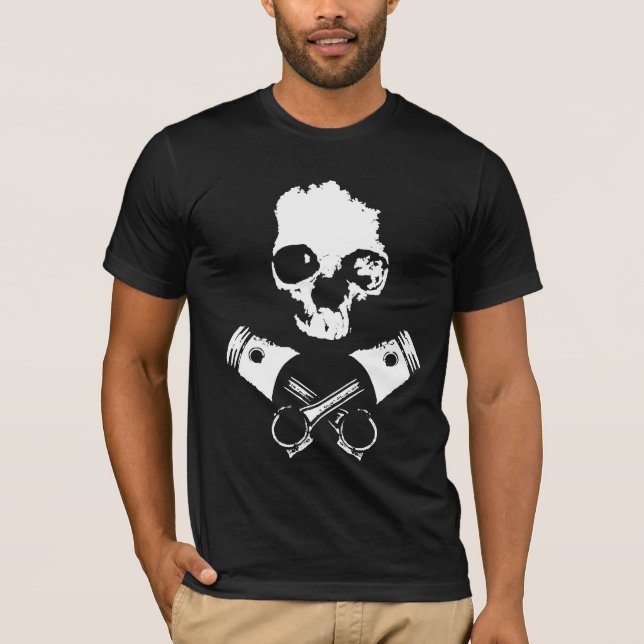 Camiseta Scalawag y pistones cruzados (Anverso)