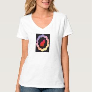 Camiseta Scalloped Kitty -