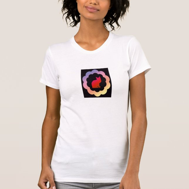 Camiseta Scalloped Kitty - (Anverso)