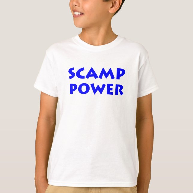 Camiseta Scamp Power Now! (Anverso)