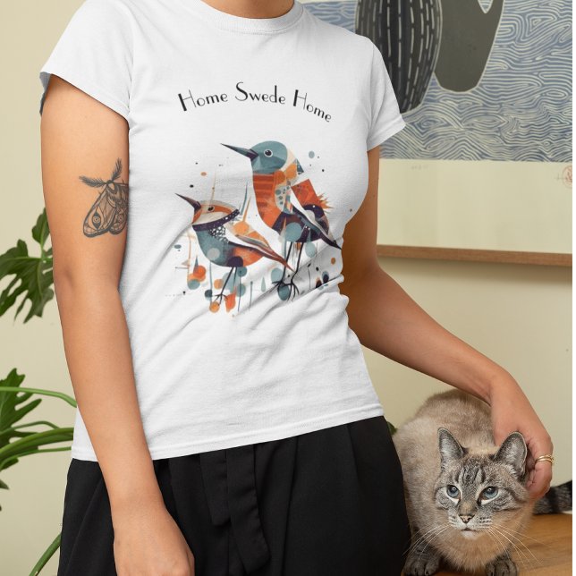 Camiseta Scandi Aviary Duet, personalizado (Subido por el creador)