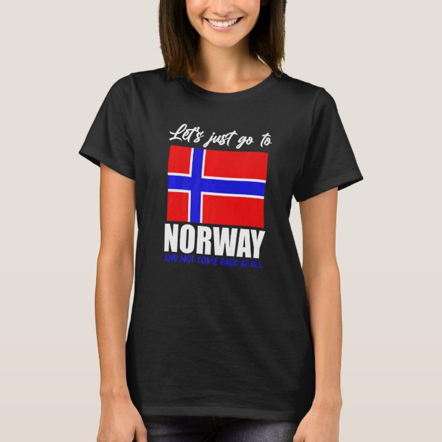 Camiseta Scandinavia  Norwegian Flag Nordic Country Norway (Anverso)