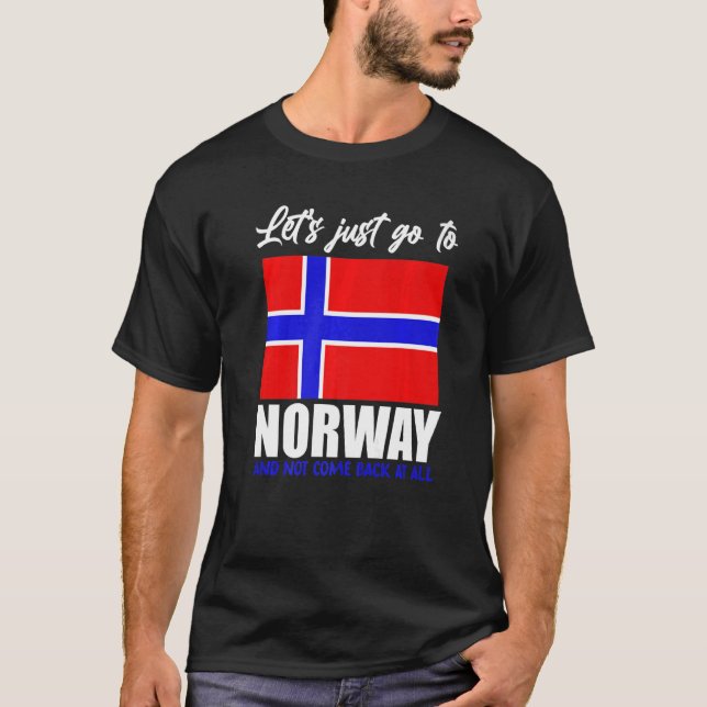 Camiseta Scandinavia  Norwegian Flag Nordic Country Norway (Anverso)