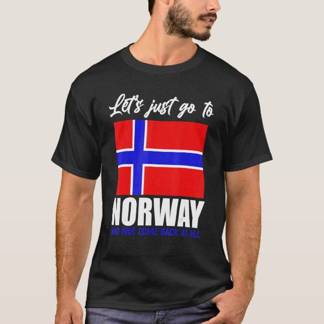 Camiseta Scandinavia   Norwegian Flag Nordic Country Norway (Anverso)