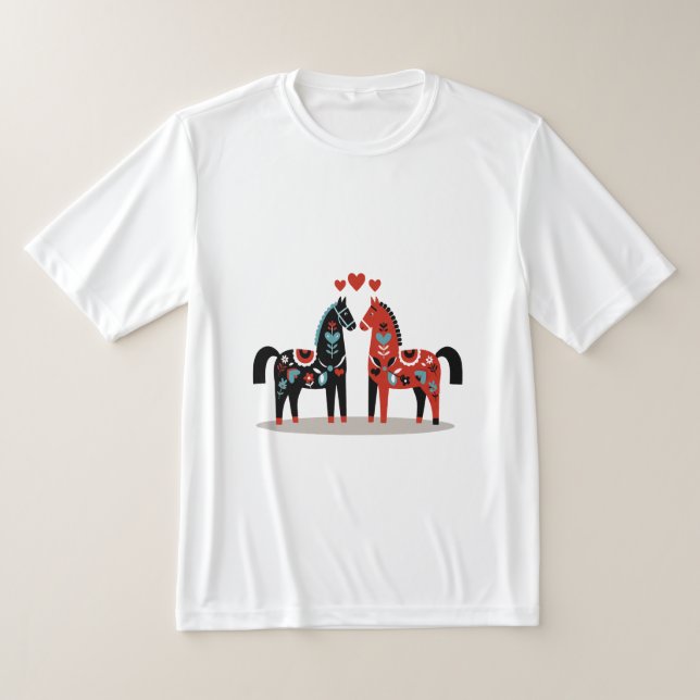 Camiseta Scandinavian horses (Distribución)
