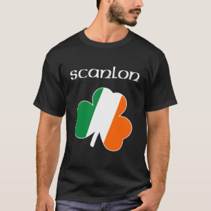 Camiseta Scanlon Irlanda Apellido Bandera Shamrock