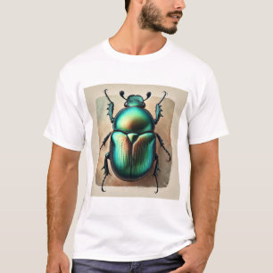 Camiseta Scarab Beetle in Watercolor 040924IREF239 - Waterc