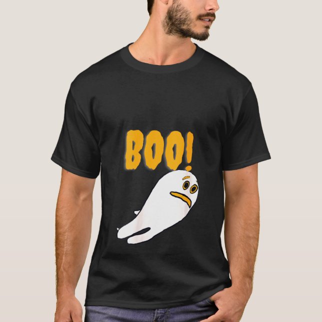 Camiseta Scardy Ghost Boo Halloween Diversión Disfrazado Fá (Anverso)