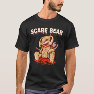 Camiseta Scare Bear Funny Plushie Killer Spooky Halloween C