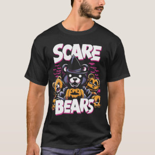 Camiseta Scare Bears Spookoki Funny Design Halloween