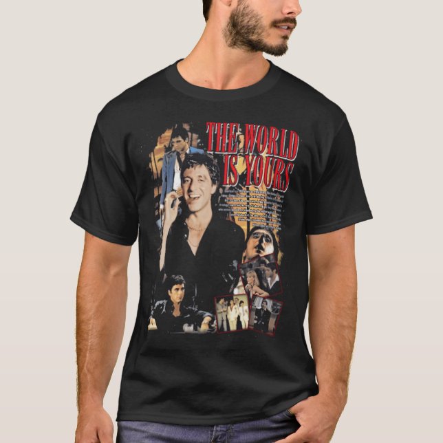 Camiseta Scarface El Mundo Es Tuyo (Anverso)
