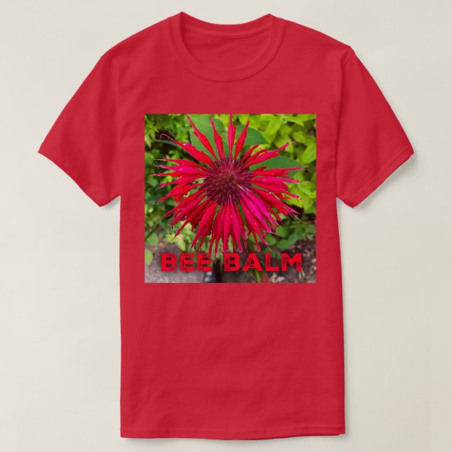 Camiseta Scarlet Bee Balm (Diseño del anverso)