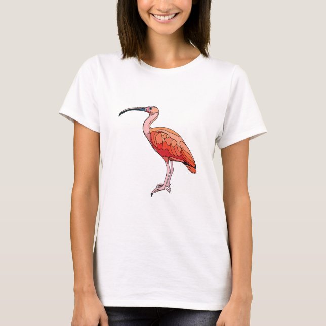 Camiseta Scarlet Ibis Bird (Anverso)