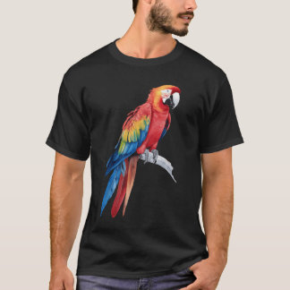 Camiseta Scarlet Macaw Parrot Bird