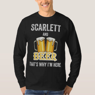 Camiseta Scarlett and Beer Por eso estoy aquí