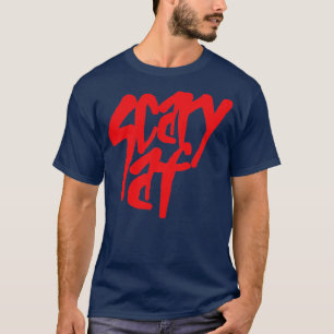Camiseta Scary Af Red Text