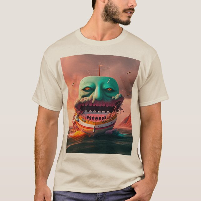 Camiseta Scary boat (Anverso)