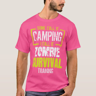Camiseta Scary Camp Gift al aire libre Formación para la su