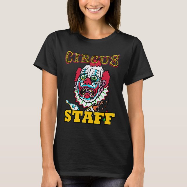 Camiseta Scary Circus Fiesta Circus Staff (Anverso)
