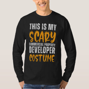 Camiseta Scary Commercial Property Developer Costume Funny