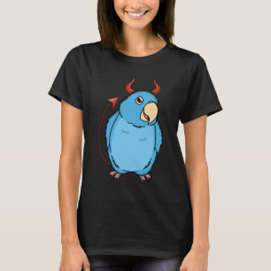 Camiseta Scary Devil Costume Parrot I Blue Parrotlet
