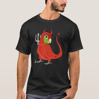 Camiseta Scary Devil Costume Parrot I Mexican Red-headed Am