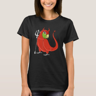 Camiseta Scary Devil Costume Parrot I Mexican Red-headed Am