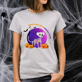 Camiseta Scary Doberman Pinscher Halloween Luna llena TShir