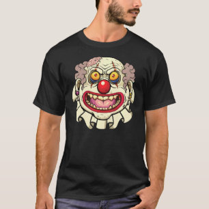 Camiseta Scary Face Fat Joker Mask Gótico disfraz horror