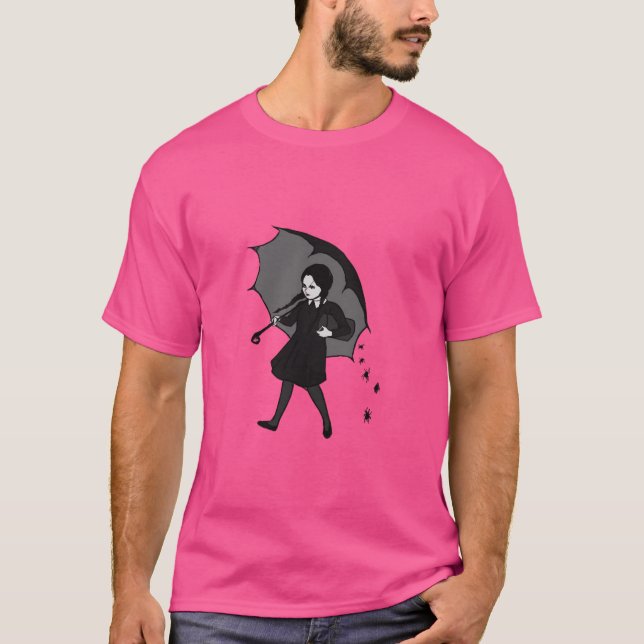 Camiseta Scary Girl retro (Anverso)