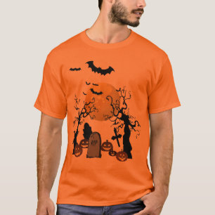 Camiseta Scary Graveyard Halloween