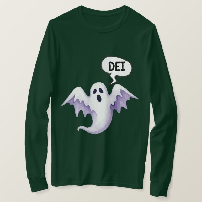 Camiseta Scary Halloween Fantasma DEI (Anverso del diseño)