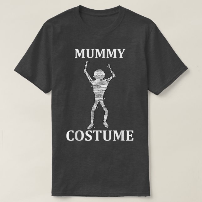 Camiseta Scary Halloween Mummy Costume pirámide egipcia Te (Diseño del anverso)