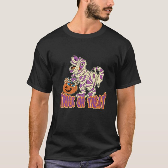 Camiseta Scary Halloween TRex Spooky (Anverso)