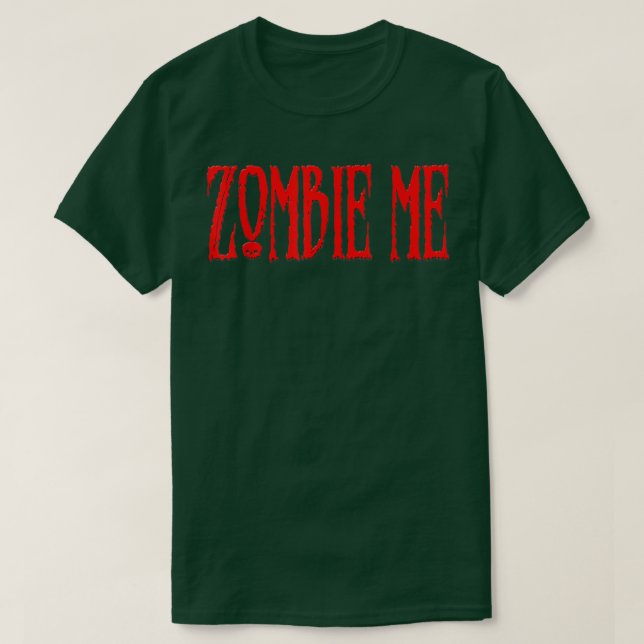 Camiseta Scary Halloween Zombie Me Graphic  (Diseño del anverso)