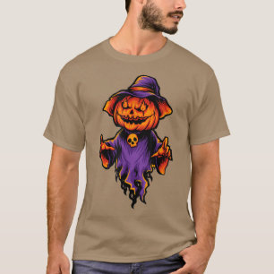 Camiseta Scary Helloween Pumpkins Zombie