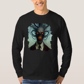 Camiseta Scary Horror Nightmare in a Suit Unique Digital Ar